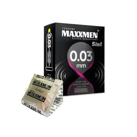 Bao cao su Love Kiss MAXXMEN 003 siêu mỏng 0.03mm hộp 12 cái