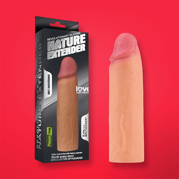 Bao cao su đôn dên giống thật Lovetoy Nature Extender