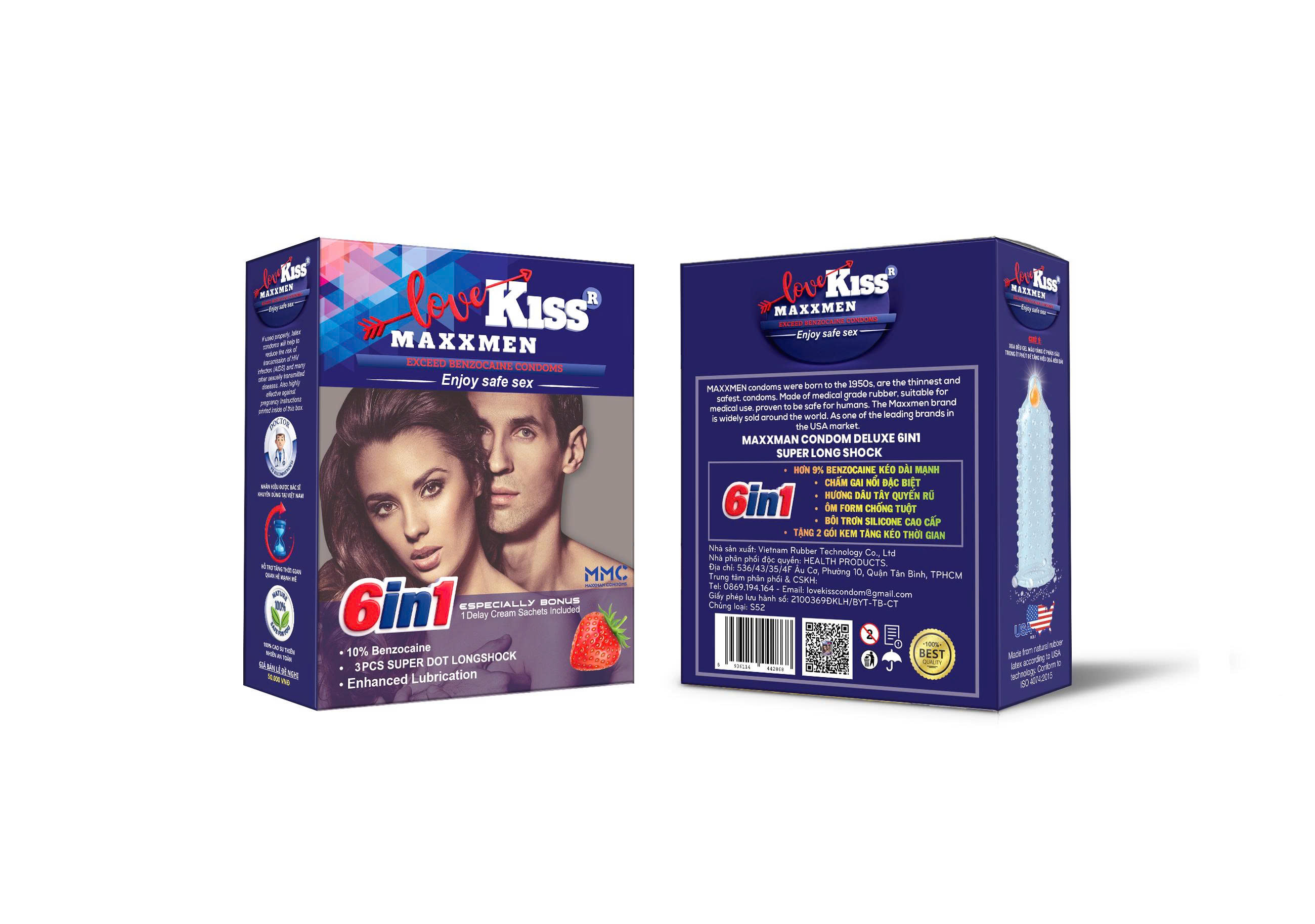 Bao cao su MAXXMEN 6in1 siêu gai kéo dài thời gian quan hệ mạnh nhất 2