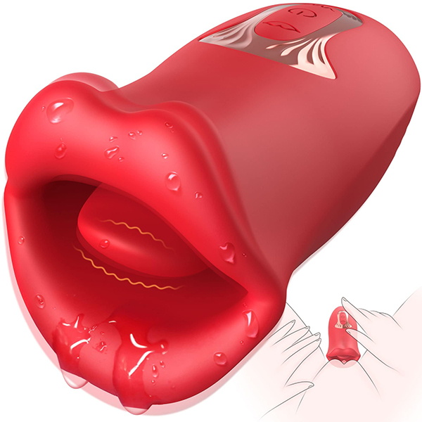 Máy liếm âm đạo bú mút âm vật 2 trong 1 Tongue-Licked